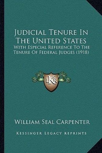 Judicial Tenure In The United States