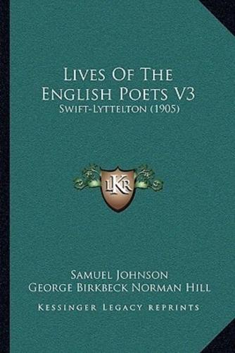 Lives Of The English Poets V3