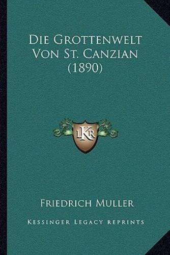 Die Grottenwelt Von St. Canzian (1890)