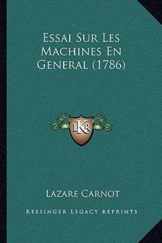Essai Sur Les Machines En General (1786)