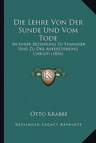 Die Lehre Von Der Sunde Und Vom Tode