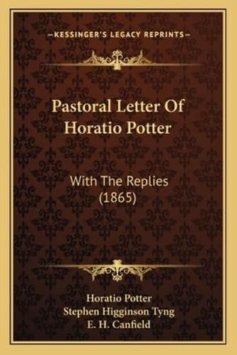 Pastoral Letter Of Horatio Potter