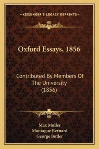 Oxford Essays, 1856