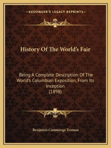 History Of The World's Fair