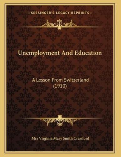 Unemployment And Education