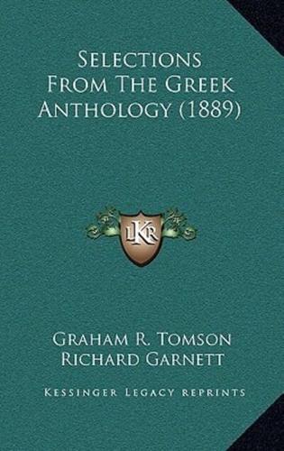 Selections From The Greek Anthology (1889)