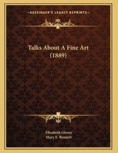 Talks About A Fine Art (1889)