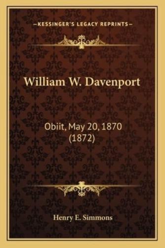 William W. Davenport