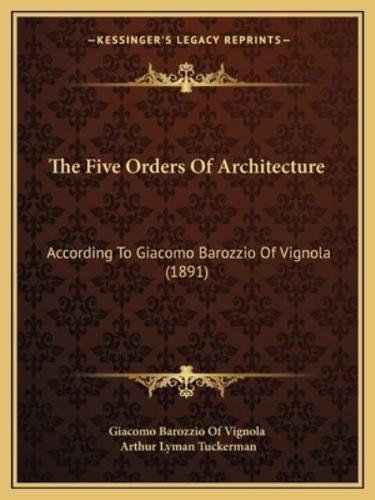 The Five Orders Of Architecture