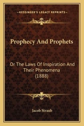 Prophecy And Prophets