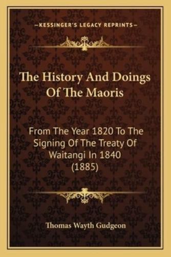 The History And Doings Of The Maoris