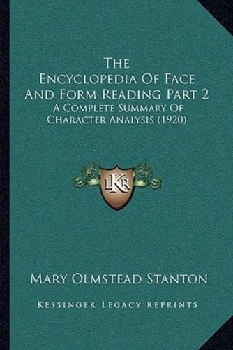 The Encyclopedia Of Face And Form Reading Part 2