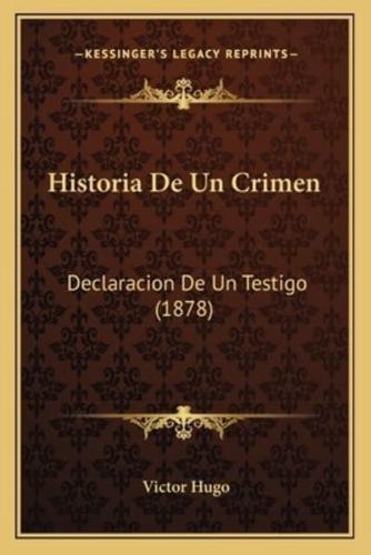 Historia De Un Crimen