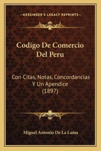 Codigo De Comercio Del Peru