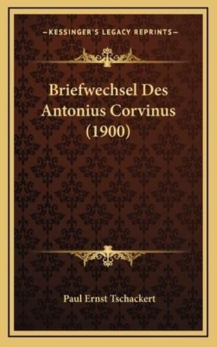 Briefwechsel Des Antonius Corvinus (1900)
