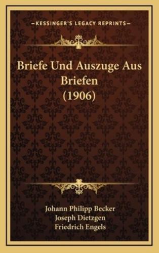 Briefe Und Auszuge Aus Briefen (1906)
