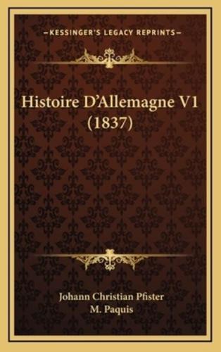 Histoire D'Allemagne V1 (1837)