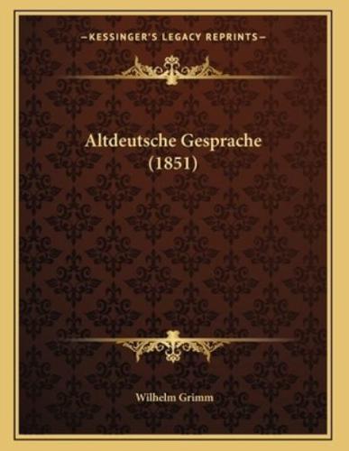 Altdeutsche Gesprache (1851)
