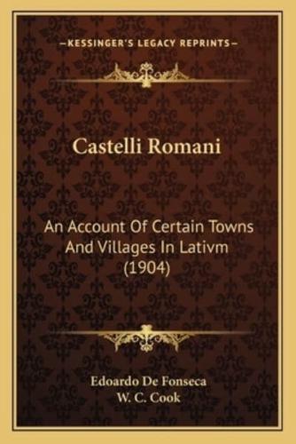 Castelli Romani