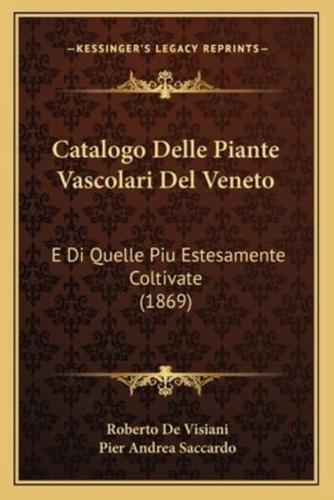 Catalogo Delle Piante Vascolari Del Veneto