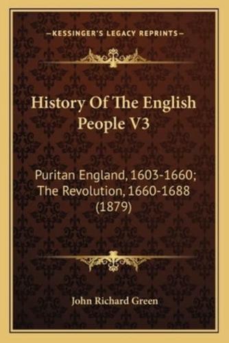 History Of The English People V3