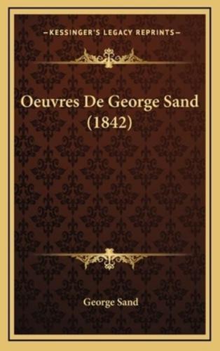 Oeuvres De George Sand (1842)
