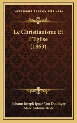 Le Christianisme Et L'Eglise (1863)