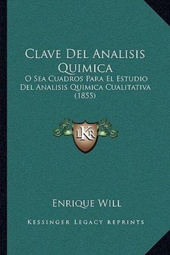 Clave Del Analisis Quimica