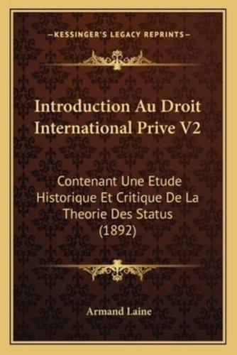 Introduction Au Droit International Prive V2