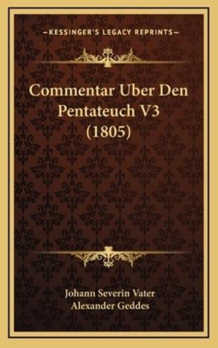 Commentar Uber Den Pentateuch V3 (1805)