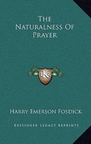 The Naturalness Of Prayer