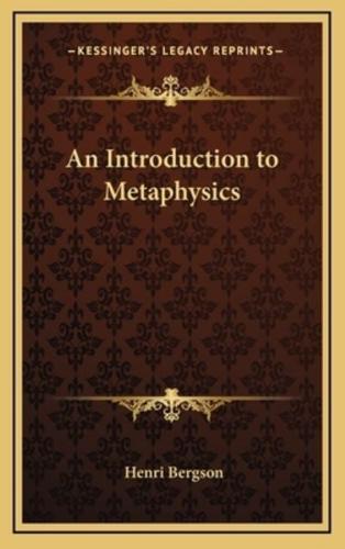 An Introduction to Metaphysics