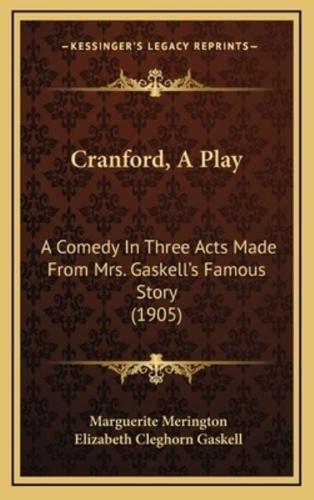 Cranford, A Play