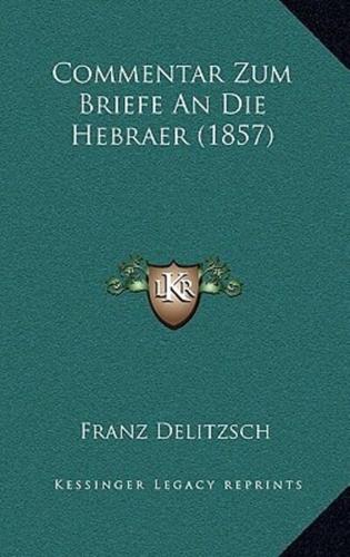 Commentar Zum Briefe an Die Hebraer (1857)