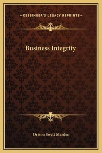 Business Integrity