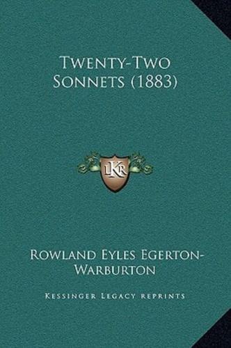 Twenty-Two Sonnets (1883)