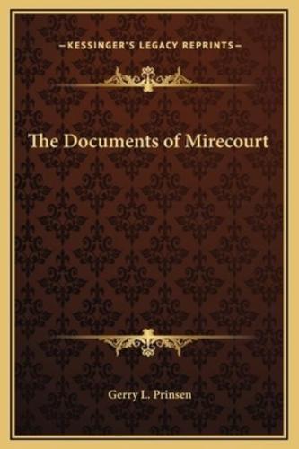 The Documents of Mirecourt