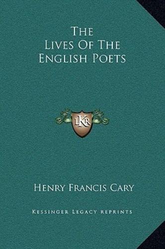 The Lives Of The English Poets