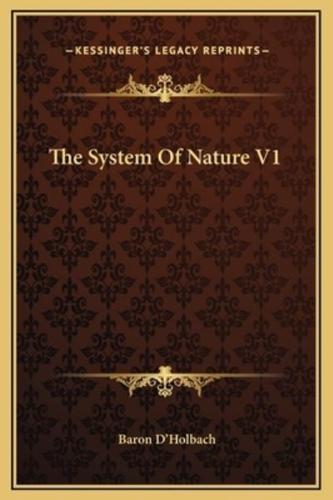 The System Of Nature V1