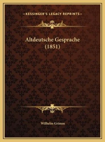 Altdeutsche Gesprache (1851)