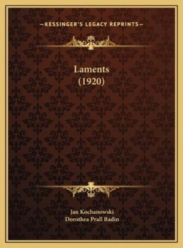 Laments (1920)