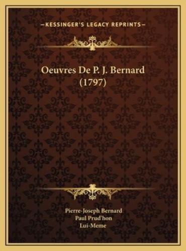 Oeuvres De P. J. Bernard (1797)