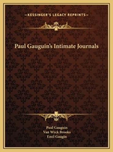 Paul Gauguin's Intimate Journals