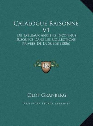 Catalogue Raisonne V1