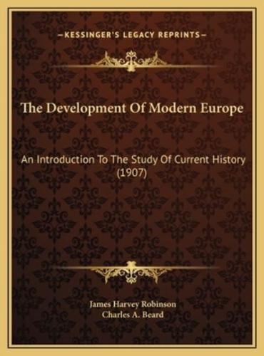 The Development Of Modern Europe