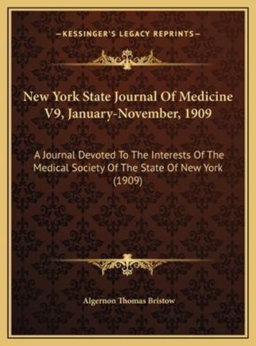 New York State Journal Of Medicine V9, January-November, 1909