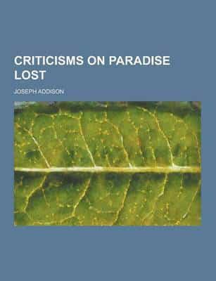 Criticisms on Paradise Lost