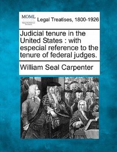 Judicial Tenure in the United States