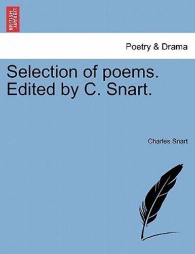 Selection of poems. Edited by C. Snart.