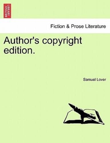 Author's copyright edition.